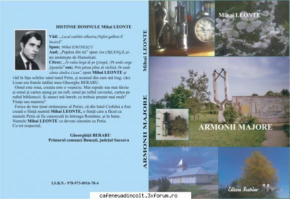 armonii majore 2010 autor mihai armonii majore 2010 cuprinde inedite �n alte volume, versuri şi