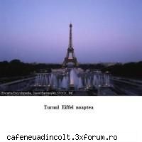Amintiri din calatorii - Turnul Eiffel noaptea vazut de la Trocadero - Calatorii
