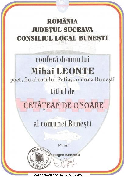 Armonii majore 2010...autor Mihai LEONTE - DISTINSE DOMNULE Mihai LEONTE Văd - Poezii Mihai Leonte